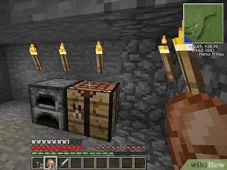 Image intitulée Explore_Mine in a Cave in Minecraft Step 1