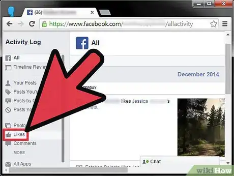 Image intitulée Delete Likes on Facebook Step 4