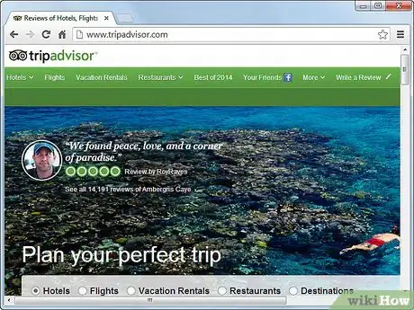 Image intitulée Write a Review on TripAdvisor Step 1