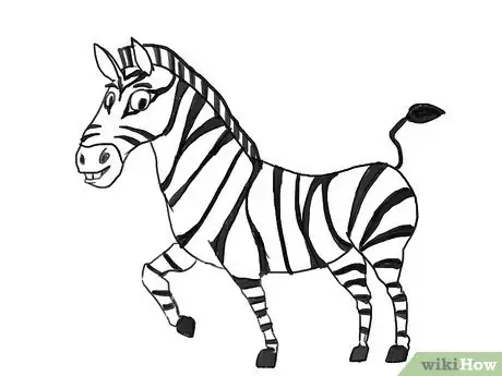 Image intitulée Draw a Zebra Step 12
