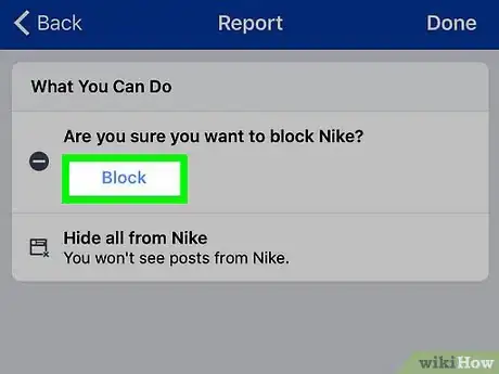Image intitulée Block a Page on Facebook Step 7