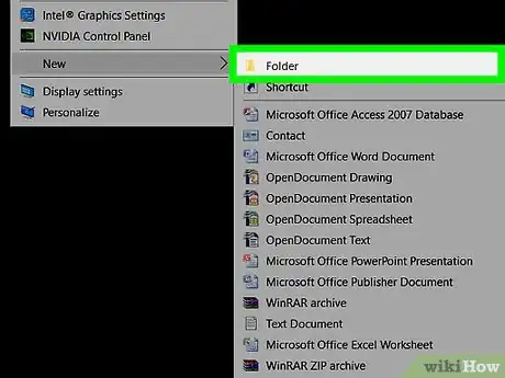Image intitulée Make a New Folder on a Computer Step 4