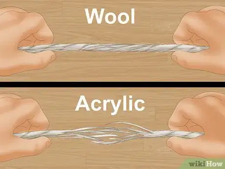 Image intitulée Tell Wool Yarn from Acrylic Yarn Step 11