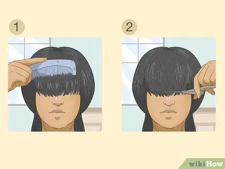 Image intitulée Cut Bangs Step 16