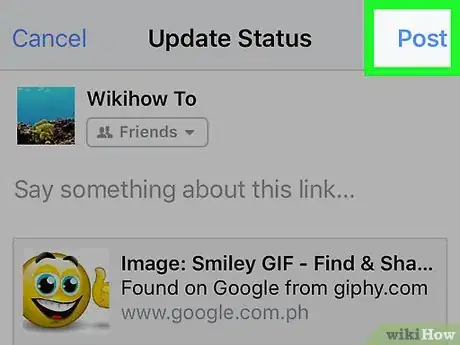 Image intitulée Post a GIF to Facebook Step 20