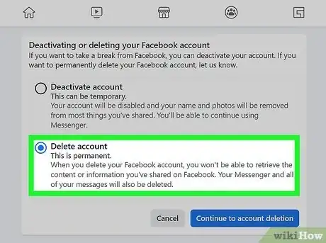 Image intitulée Permanently Delete a Facebook Account Step 16