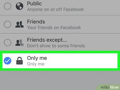 Image intitulée Make Facebook Private Step 7