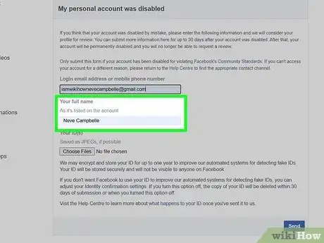 Image intitulée Open Your Old Facebook Account Step 10