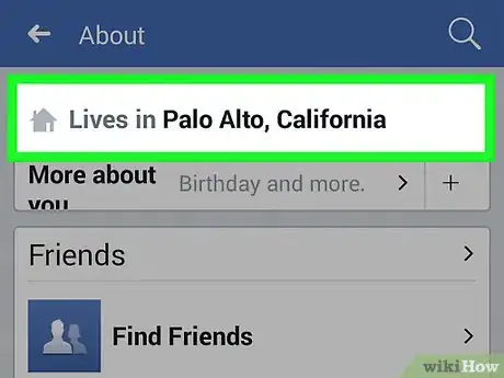 Image intitulée Change Your Location on Facebook Step 16