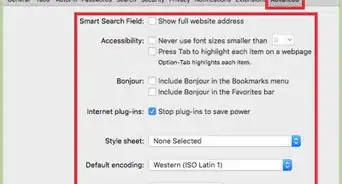 modifier les paramètres généraux dans Safari