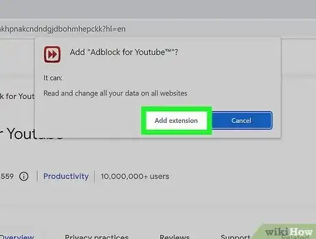 Image intitulée Turn Off Ads on YouTube Step 11