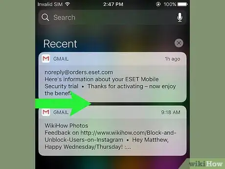 Image intitulée Access the Notification Center on an iPhone Step 5