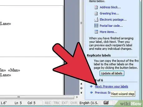 Image intitulée Mail Merge Address Labels Using Excel and Word Step 12