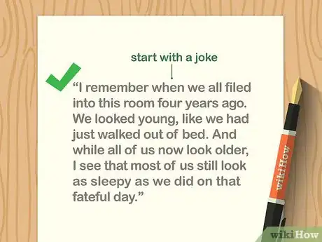 Image intitulée Start a Graduation Speech Step 14