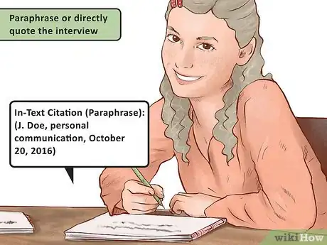 Image intitulée Cite an Interview in APA Step 2