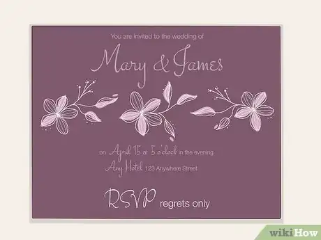 Image intitulée Ask Guests to RSVP on Invitations Step 3
