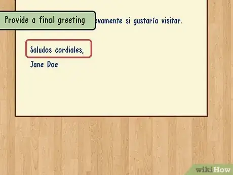 Image intitulée Write a Spanish Letter Step 11