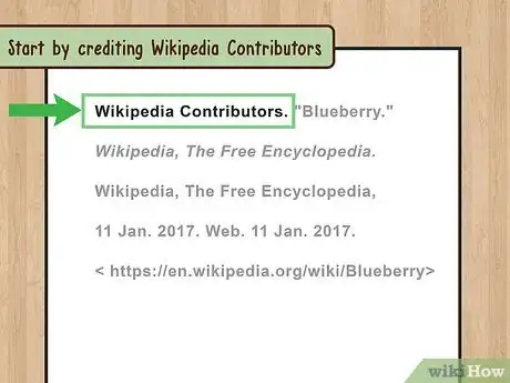 Image intitulée Cite a Wikipedia Article in MLA Format Step 1