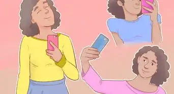 réaliser un selfie avec un miroir