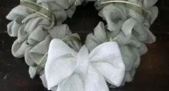 faire une couronne en toile de jute
