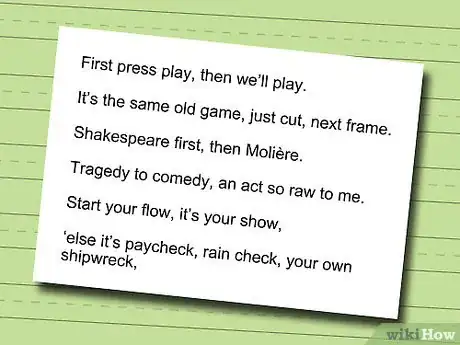 Image intitulée Write Rap Lyrics Step 6