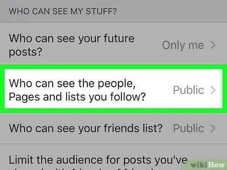 Image intitulée Make Facebook Private Step 9