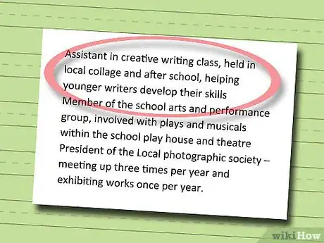 Image intitulée Write a College Resume Step 14