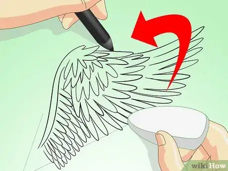 Image intitulée Draw Angel Wings Step 13