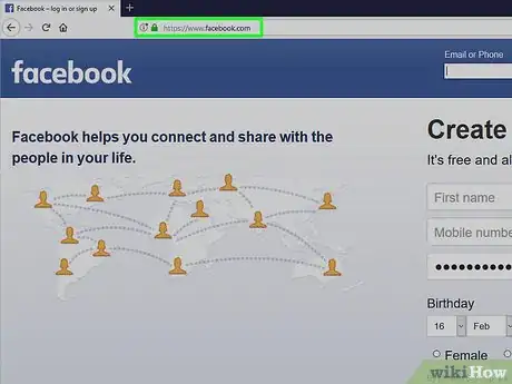 Image intitulée Make a Single Name Account on Facebook Step 1