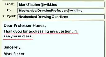 écrire un mail à un professeur