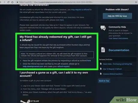 Image intitulée Refund a Game on Steam Step 11