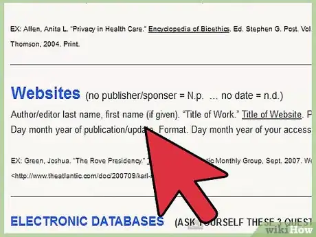 Image intitulée Add a Website to a Bibliography Step 2