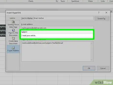 Image intitulée Add Links in Excel Step 17
