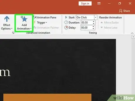 Image intitulée Add Animation Effects in Microsoft PowerPoint Step 5