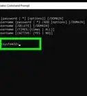 modifier le mot de passe d'un ordinateur à l'aide de l'Invite de commandes