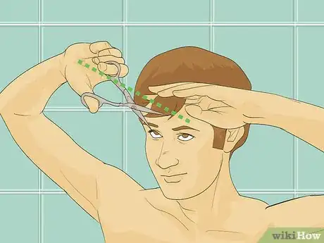 Image intitulée Cut Bangs for Men Step 7