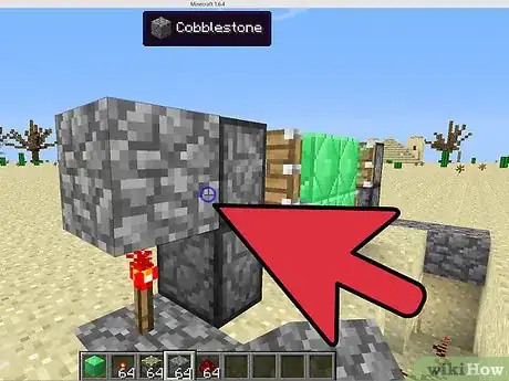 Image intitulée Make an Automatic Piston Door in Minecraft Step 11