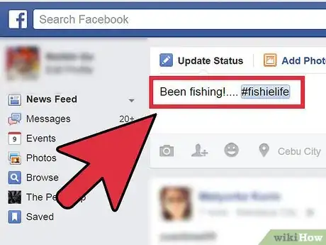 Image intitulée Hashtag on Facebook Step 10
