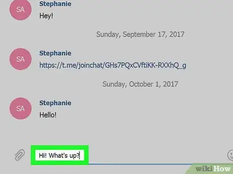 Image intitulée Type Bold Text on Telegram on PC or Mac Step 3