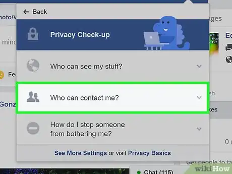Image intitulée Stop All Friend Requests on Facebook Step 3