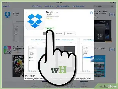 Image intitulée Use Dropbox on iPad Step 1