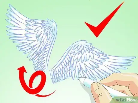 Image intitulée Draw Angel Wings Step 14