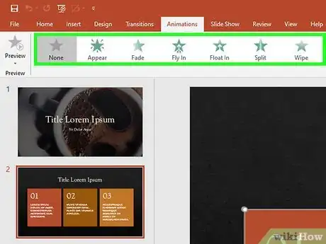 Image intitulée Add Animation Effects in Microsoft PowerPoint Step 4