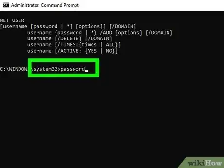 Image intitulée Change a Computer Password Using Command Prompt Step 8