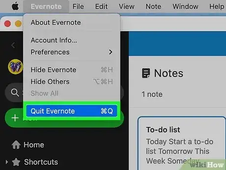 Image intitulée Uninstall Evernote Step 2