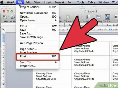 Image intitulée Create Labels in Microsoft Word Step 7