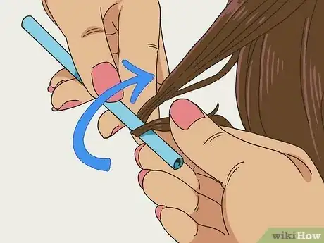 Image intitulée Curl Your Hair with Straws Step 7