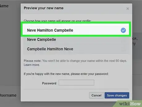 Image intitulée Change Your Name on Facebook Step 18