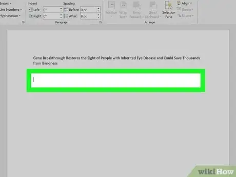 Image intitulée Make a Newspaper on Microsoft Word Step 7