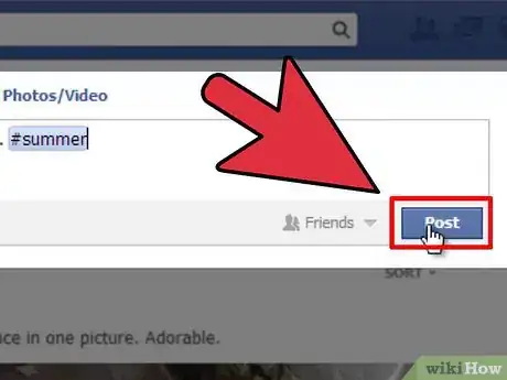 Image intitulée Hashtag on Facebook Step 5